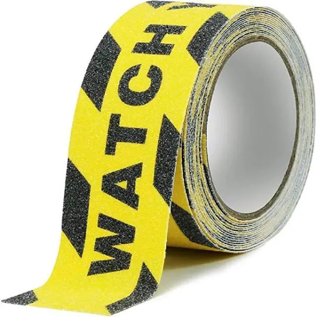 Main image of Anti Slip Traction Tape,Watch Your Step Warning Sticker,Stairs Skidproof Stickers,Wet Floor Caution, Workplace Safety Wet Floor Caution Hazard,Warning Safety Tape