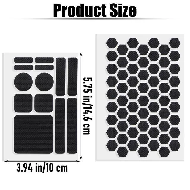 Alt view image 2 of 7 - 4 Pcs Phone Grip Tapes Anti-Slip Finger Grip Stickers Durable Non-Abrasive Grips Tape Waterproof Pre-Cut Strips Decal for Phones Cases Mouse Laptop Tablet Gaming Devices More