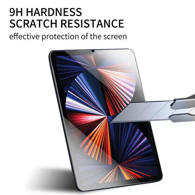 Alt view image 3 of 7 - screen protector, for iPad Mini A17 Pro (7th generation, 2024) and iPad Mini 6th generation (2021), 8.3-inch| tempered glass, anti-scratch, 2.5D edge, HD transparent (2 pack)