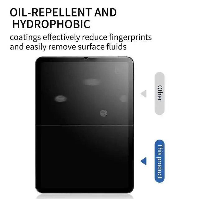 Alt view image 5 of 7 - screen protector, for iPad Mini A17 Pro (7th generation, 2024) and iPad Mini 6th generation (2021), 8.3-inch| tempered glass, anti-scratch, 2.5D edge, HD transparent (2 pack)