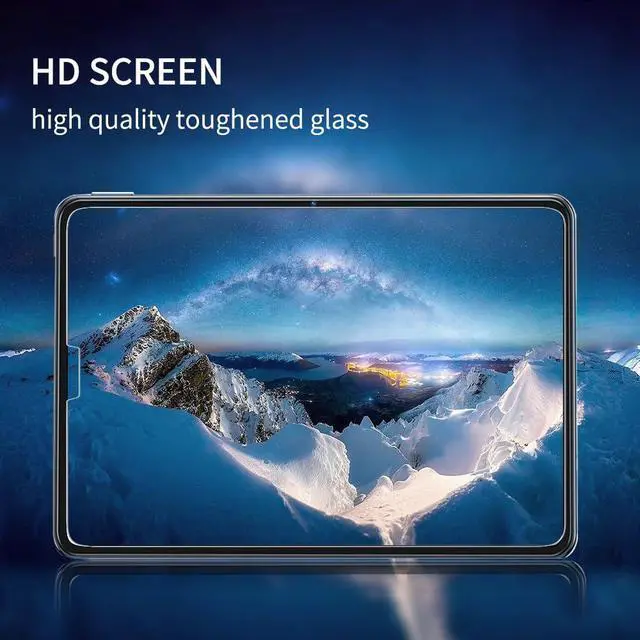 Alt view image 6 of 7 - screen protector, for iPad Mini A17 Pro (7th generation, 2024) and iPad Mini 6th generation (2021), 8.3-inch| tempered glass, anti-scratch, 2.5D edge, HD transparent (2 pack)