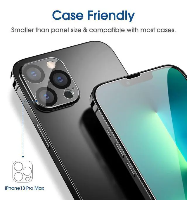 Alt view image 5 of 6 - OneTouch for iPhone 13 Pro Max 6.7'' Screen Protector Tempered Glass
