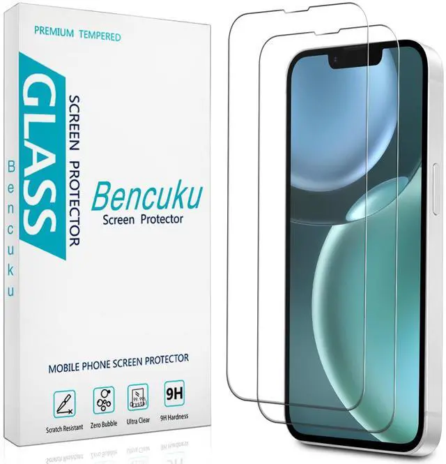 Main image of (2 Pack) Screen Protector for iPhone 17e / iPhone 16e Tempered Glass, Anti Scratch, Bubble Free