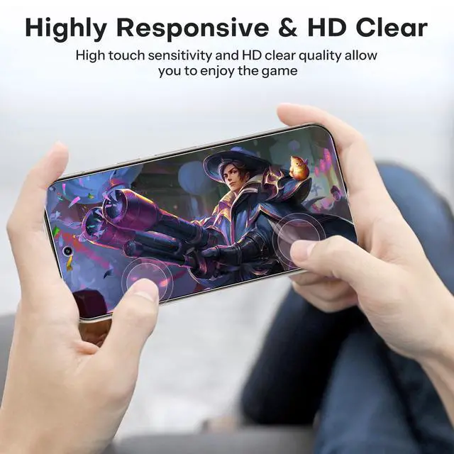 Alt view image 7 of 7 - 3+2 Pack for Google Pixel 10 Pro Screen Protector 6.3 inch, 3 Pack Tempered Glass Screen Protector&2 Pack Camera Lens Protector with Alignment Framework, Case Friendly(Not for 10/10 Pro XL)