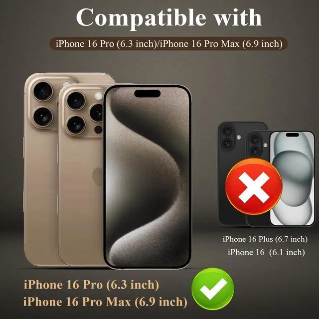 Alt view image 2 of 6 - [5 Pack Designed for iPhone 16 Pro Max Camera Lens Protector, for iPhone 16 Pro Camera Lens Protector, Night Shooting Mode, Anti Scratch HD Clear 9H Hardness Tempered Glass