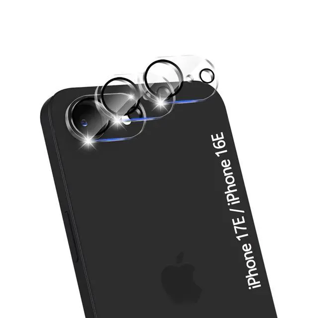 Alt view image 2 of 7 - (3 Pack) Camera Lens Protector for iPhone 17e / iPhone 16e, Anti Scratch, Bubble Free,Tempered Glass Screen Protecto