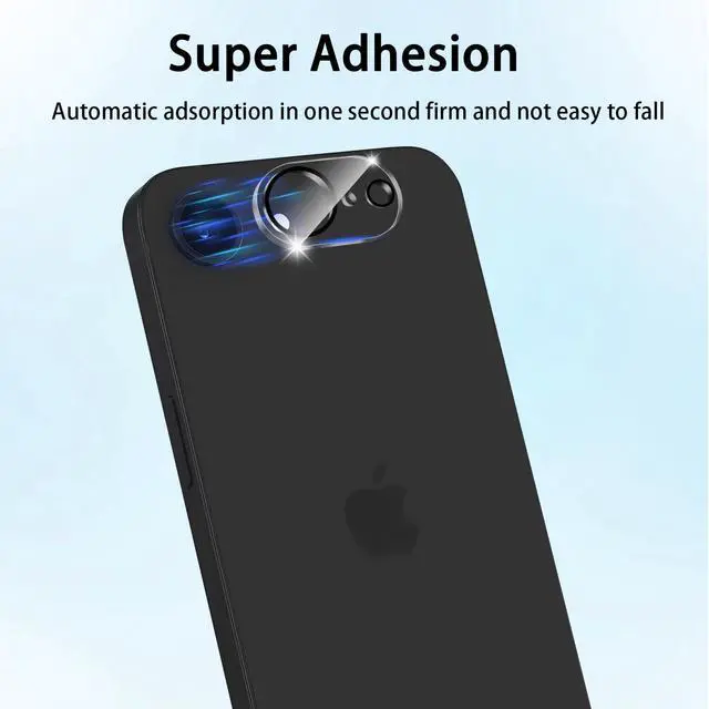 Alt view image 5 of 7 - (3 Pack) Camera Lens Protector for iPhone 17e / iPhone 16e, Anti Scratch, Bubble Free,Tempered Glass Screen Protecto