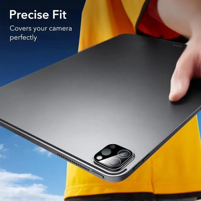 Alt view image 7 of 7 - 2 Pack Camera Lens Protector Compatible with iPad Pro 11/13 Inch M5/M4 (2025/2024), iPad Pro 12.9/11 Inch (2022/2021/2020), 9H Anti-Scratch Tempered Glass, HD Clarity, 3D Full Coverage