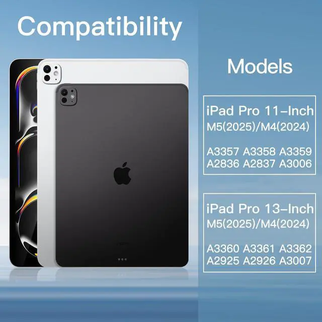 Alt view image 2 of 6 - Camera Lens Protector for iPad Pro 11-Inch M5/M4 and iPad Pro 13-Inch M5/M4, 9H Anti-Scratch HD Clear Tempered Glass, Full Coverage, Easy Installation, 3-Pack