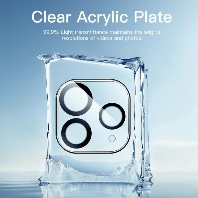 Alt view image 4 of 6 - Camera Lens Protector for iPad Pro 11-Inch M5/M4 and iPad Pro 13-Inch M5/M4, 9H Anti-Scratch HD Clear Tempered Glass, Full Coverage, Easy Installation, 3-Pack