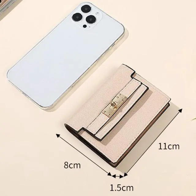 Alt view image 4 of 7 - Pu Leather Small Credit Card Holder for Women Wallet Accordion Style Compact Womens Card Holder Wallet for Women Card Case Organizer (Brown)