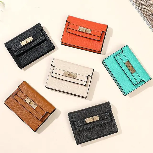 Alt view image 7 of 7 - Pu Leather Small Credit Card Holder for Women Wallet Accordion Style Compact Womens Card Holder Wallet for Women Card Case Organizer (Brown)