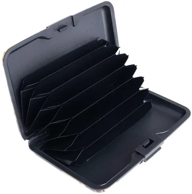 Alt view image 6 of 6 - Credit Card Holder for Women Men RFID Blocking Wallet Small Business Metal Slim Mini Aluminum Hard Case for Women Men -Bird