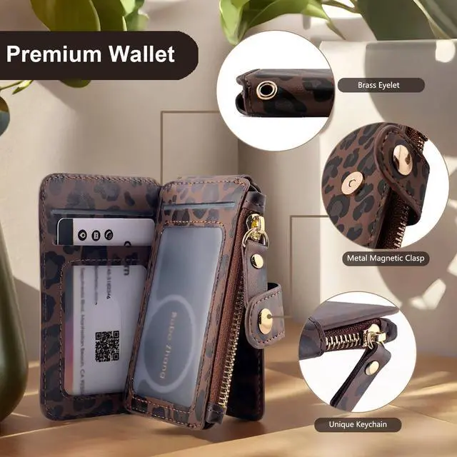 Alt view image 5 of 7 - RFID Blocking Slim Keychain Wallet for Women