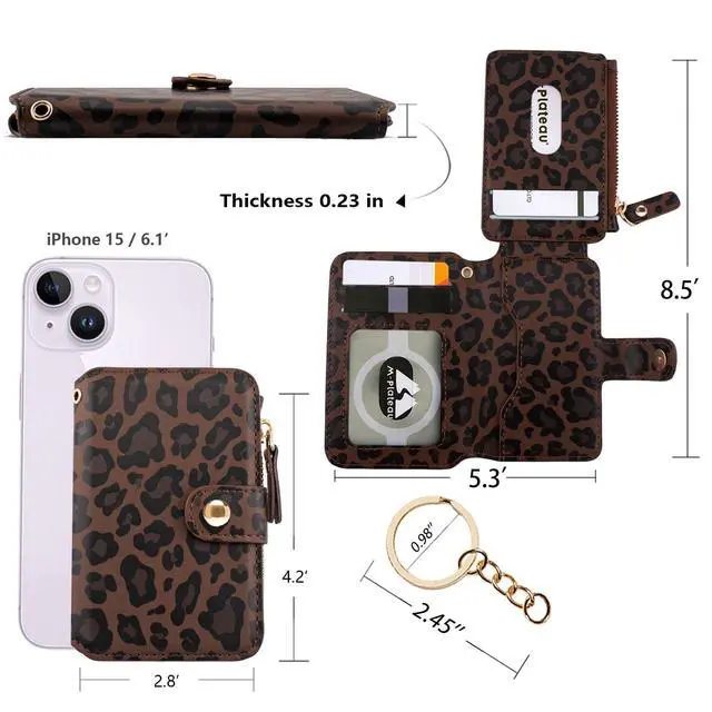 Alt view image 6 of 7 - RFID Blocking Slim Keychain Wallet for Women