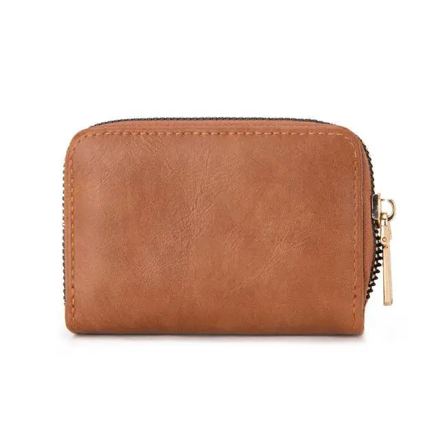 Alt view image 6 of 7 - Rfid Card Holder For Women Compact Credit Card Case Small Card Wallet with Zipper For Female Ladies Lightweight & Easy to Carry