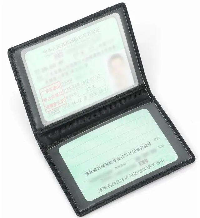 Alt view image 4 of 6 - Slim Wallet Minimalist Front Pocket RFID Blocking Bifold Wallets, Credit Card Holder With ID Window - Black