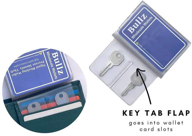 Alt view image 5 of 7 - Set of 2 Heavy Duty Vinyl 6 Pages Insert for Bifold or Trifolds Wallet MADE IN USA