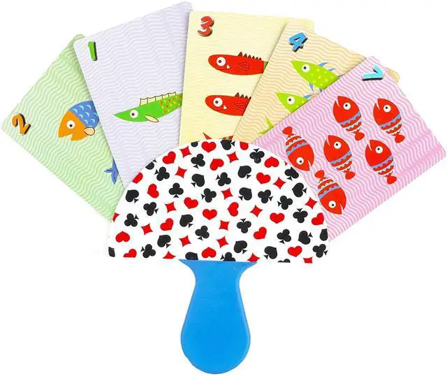 Alt view image 3 of 7 - 2 Pack Card Holders for Playing Cards - Kids Card Holder with Plastic Paddles - Ideal for Family Fun Game Night and Travel (Ages 3+)