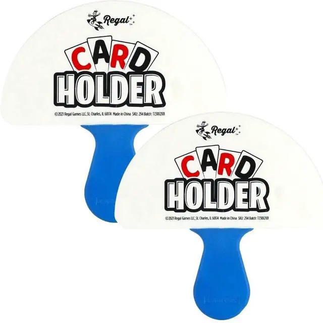 Alt view image 6 of 7 - 2 Pack Card Holders for Playing Cards - Kids Card Holder with Plastic Paddles - Ideal for Family Fun Game Night and Travel (Ages 3+)
