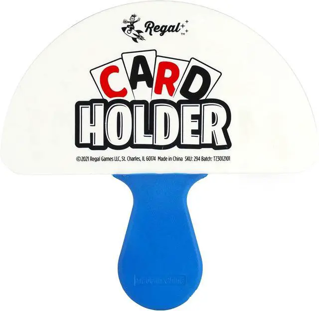 Alt view image 7 of 7 - 2 Pack Card Holders for Playing Cards - Kids Card Holder with Plastic Paddles - Ideal for Family Fun Game Night and Travel (Ages 3+)
