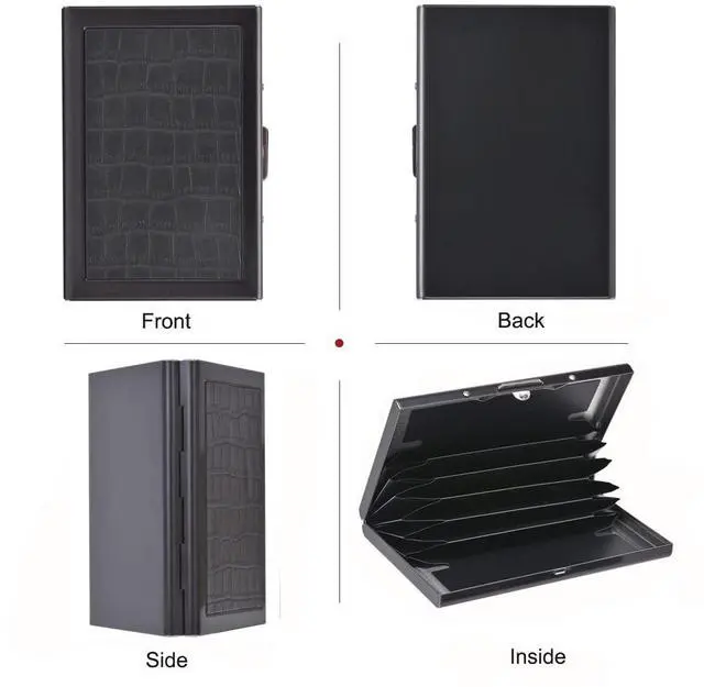 Alt view image 3 of 7 - Rfid Credit Card Holder Slim Metal Card Wallet Business Card holders Small Card Case for Men Women