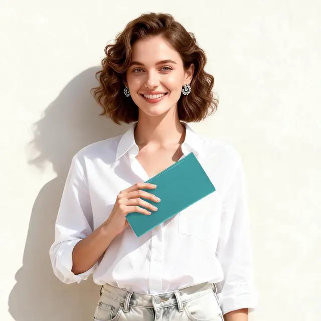 Alt view image 7 of 7 - Slim Wallet for Women, RFID Blocking Credit Card Holder