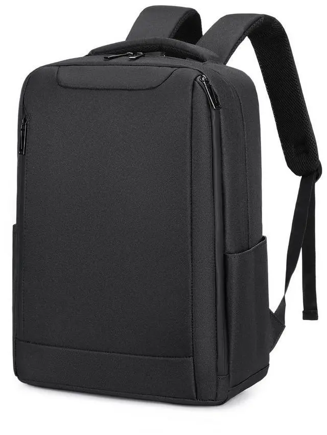 Main image of Slim Business Laptop Backpack, Water Resistant Travel Backpack, Durable Computer Bag, Fits 15.6 Inch Laptop, Black.