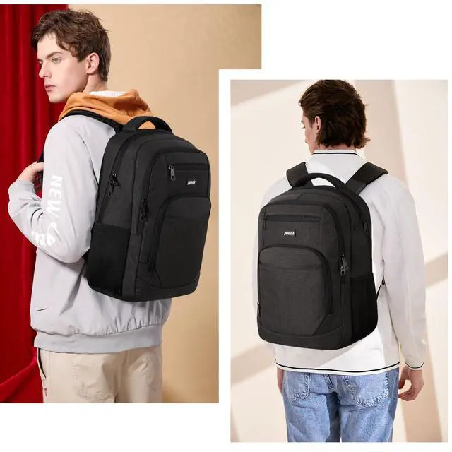 Alt view image 2 of 7 - Backpack for Men and Women,School Backpack for Teens,15.6 inch Laptop Backpack with USB Charging port for Business College Travel