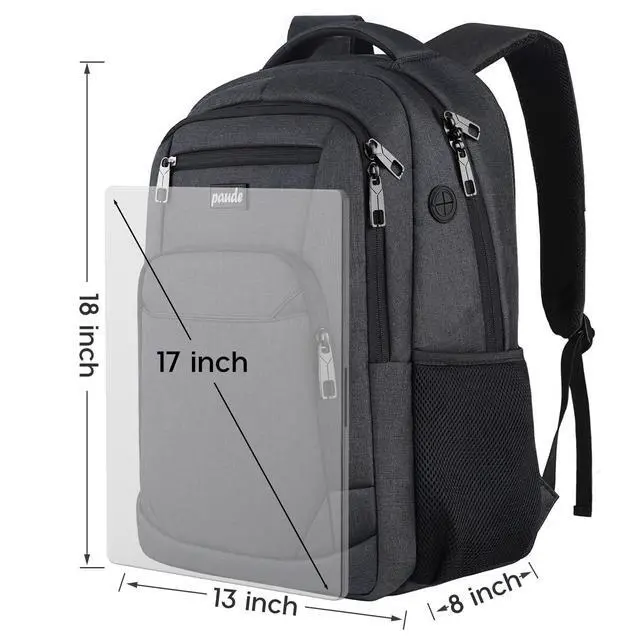 Alt view image 7 of 7 - Backpack for Men and Women,School Backpack for Teens,15.6 inch Laptop Backpack with USB Charging port for Business College Travel