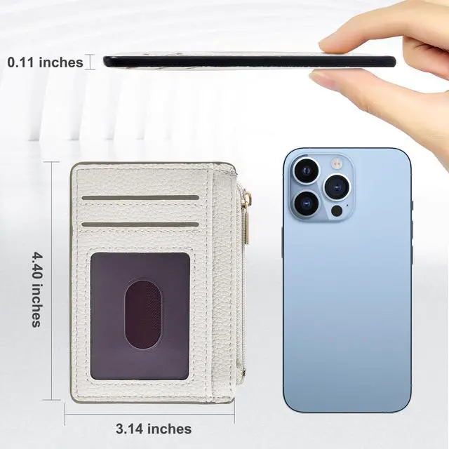 Alt view image 5 of 7 - Womens Credit Card Holder Wallet, Small Slim RFID Blocking Sleeve