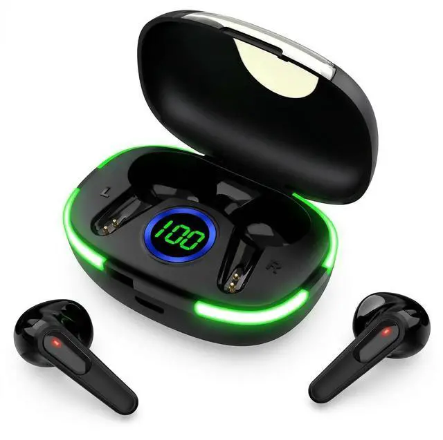 Main image of Wireless Bluetooth Earbuds, Bluetooth 5.3, 20-Hour Battery Life, Hi-Fi Stereo Sound, LED Digital Display, Waterproof Design, Suitable for Phones, Work, and Various scenarios.