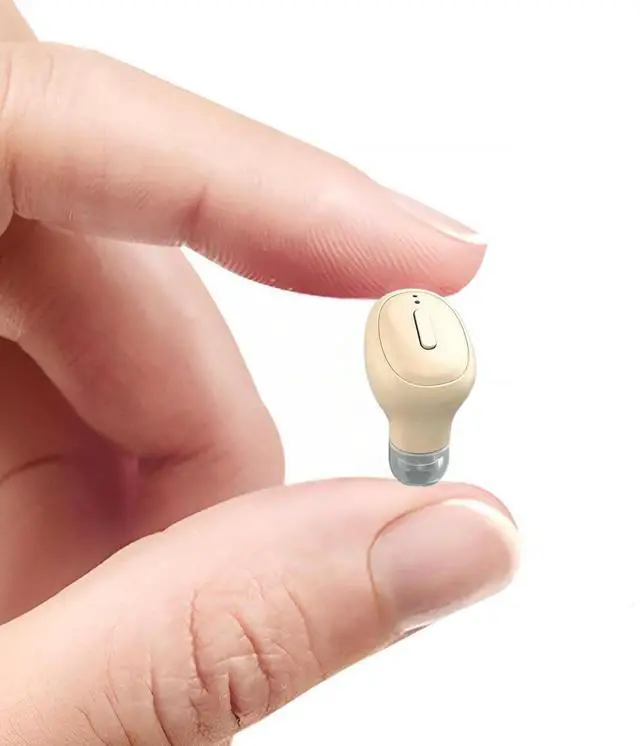 Main image of Single Bluetooth Wireless Earbud, Mini Invisible in-Ear Wireless Bluetooth Headphone 12 Hours Super Long Battery Life Suitable for Sports Work and Sleep- Beige