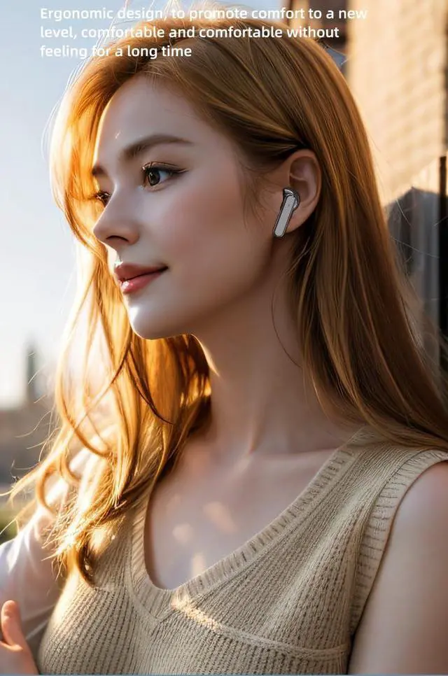 Alt view image 4 of 7 - Wireless Earbuds, Bluetooth 5.4 Headphones Sport, Ear Buds with Noise Cancelling 50H Playtime Wireless Earphone LED Display IP7 Waterproof Headset for Workout/Gym, Black