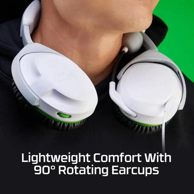 Alt view image 5 of 7 - CloudX Stinger 2 Gaming Headset for Xbox Licensed, Signature Comfort, Adjustable Headband, Wired, White