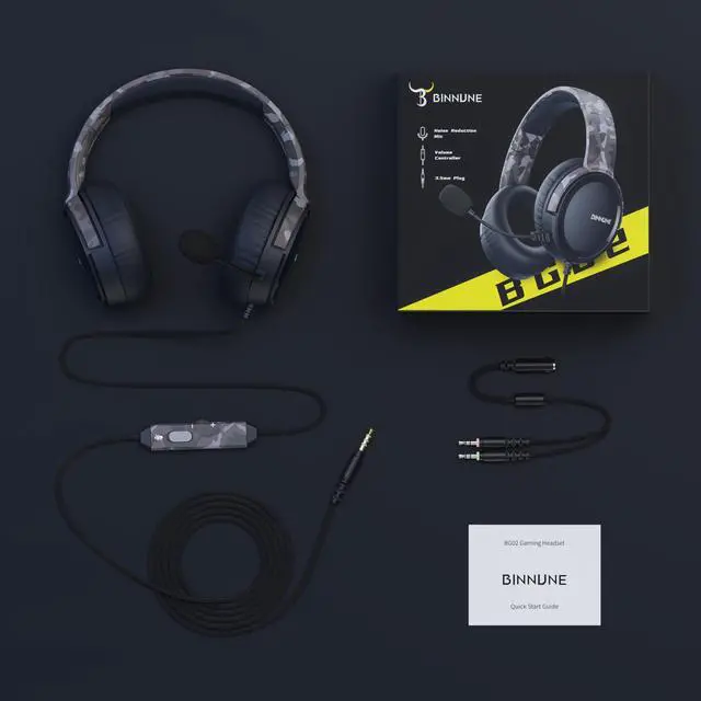 Alt view image 7 of 7 - Gaming Headset with Mic for PS4 PS5 Xbox Series X|S Xbox 1 PC NS, Wired Gaming Headphones with Microphone for PS 4|5 Xbox1