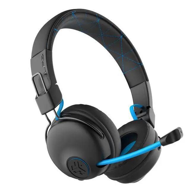 Main image of Play Gaming Wireless Headset with Retractable Boom mic, AUX Cord, Console Compatible, Black