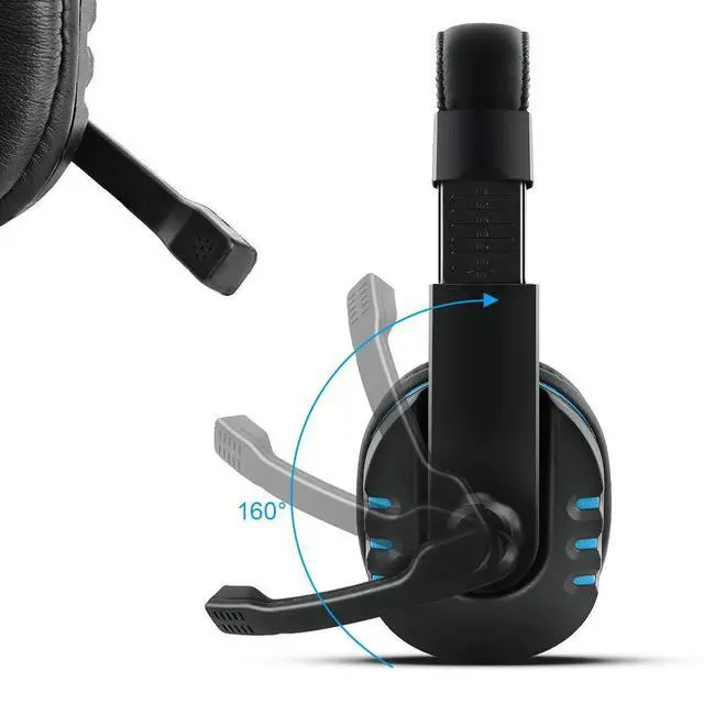 Alt view image 4 of 7 - 3.5mm Gaming Headset, Over Ear Noise Isolating Headphone with Mic and Volume Control,Compatible with Laptop, PC, PS4, Xbox One Controller, Bonus with Extra 3.5mm Adapter
