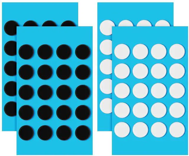 Main image of Speed Mouse Skates, 80 PCS 7 X 7mm PTFE Dot Mouses Skates Universal Smooth Mouse Skate for Cloth Mouses Pads & Glass Mousepads Quiet Use, Customize Speed & Control Abrasion Resistance