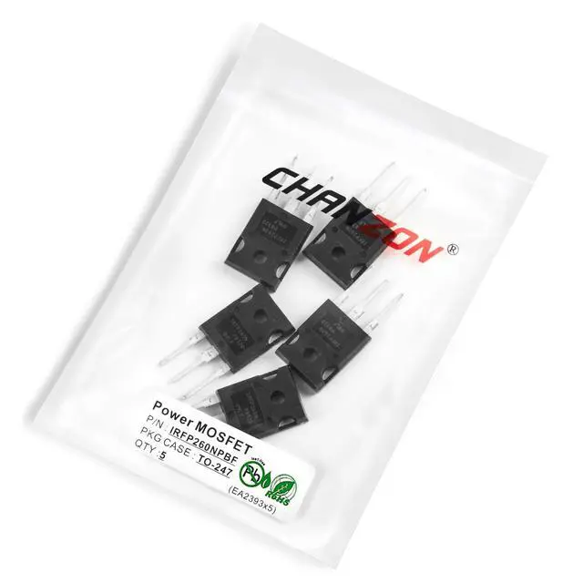 Alt view image 3 of 6 - IRFP260NPBF TO-247 NMOS MOS N-Channel Power MOSFET Transistor, High Dissipation and Current (Pack of 5pcs)