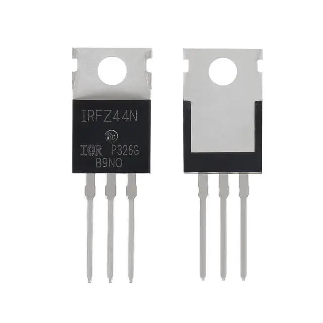 Alt view image 2 of 6 - 12Pcs IRFZ44N IRFZ44 Power MOSFET Transistor IRFZ44NPBF N-Channel Transistor Rectifier Power 49A 55V 3Pin MOS Field Effect Tube Chip