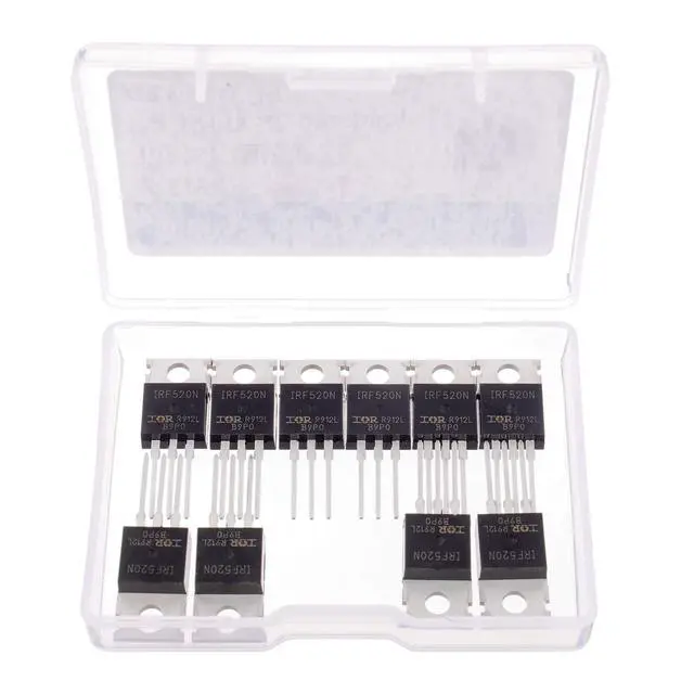 Alt view image 2 of 2 - IRF520N MOSFET Transistors IRF520N 9.7 A 100 V N-Channel Power MOSFET TO-220AB (Pack of 10)