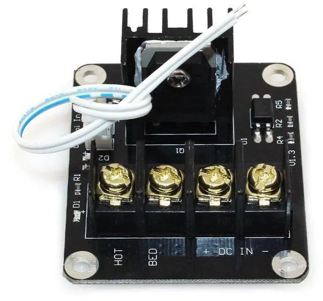Alt view image 3 of 5 - Hot Bed Power Expansion Board Heating Controller MOSFET High Current Load Module 25A 12V or 24V for 3D Printer