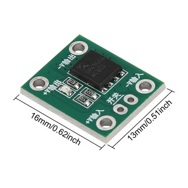 Alt view image 4 of 7 - 5PCS 50A 5-26V High Power MOS Trigger Switch Driver Module Field Effect Tube PWM Regulation Electronic Switch Control