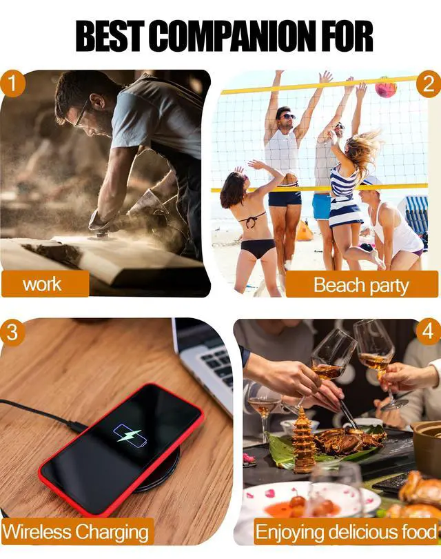 Alt view image 7 of 7 - Anti-Lost USB-C Dust Plug Cover for iPhone 17/16/15 Plus/Pro/Max, Samsung Galaxy, Pixel, Anti-Lost Type-C Port Protector with Cleaning Brush, Midnight Black, 4 Pack