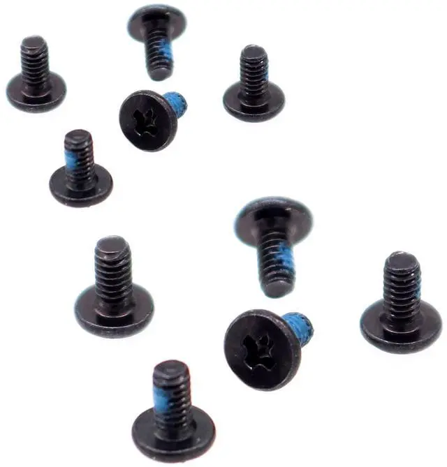 Alt view image 3 of 5 - Deal4GO 10-Pack M2 x 4 mm Replacement Phillips Flat Head Screw w/Nickel Plated for Laptop M.2 SSD Heatsink Screws (Black)