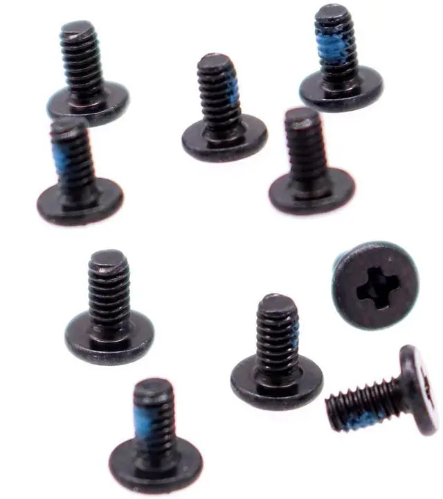 Alt view image 4 of 5 - Deal4GO 10-Pack M2 x 4 mm Replacement Phillips Flat Head Screw w/Nickel Plated for Laptop M.2 SSD Heatsink Screws (Black)