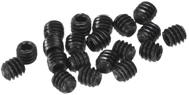 Main image of Socket Set Screws,20Pcs M2x2mm Metric -Carbon Steel Hex Socket Set Headless Cup Point Grub Screws, for Repairing Compact Instruments, Machinery and Equipment (Black)