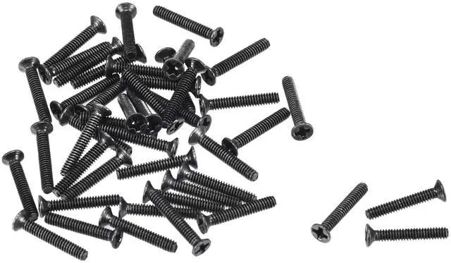 Main image of M2 x 12mm Phillips Screw Fastener Black for Laptop PC TV Fan Switch 150pcs