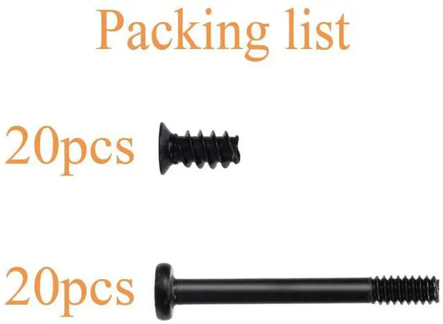Alt view image 5 of 6 - Computer Cooling Fan Mount Screws Case Fan Long Short Screws Long Short Screws Kit#6-32x30mm20PCS /M5x10mm20PCS